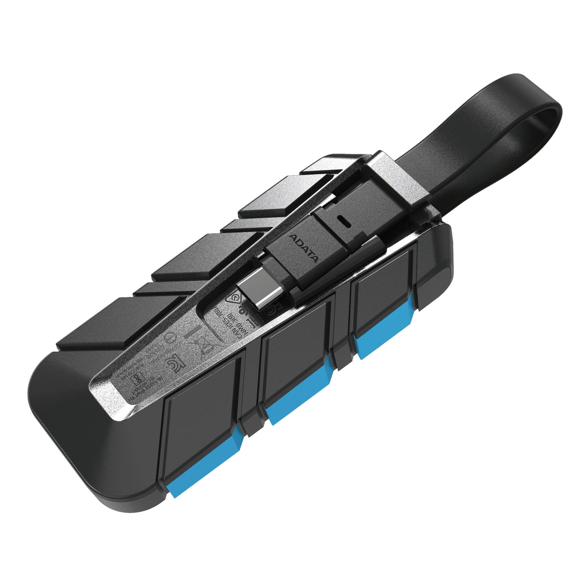 ADATA SC740 1 To USB Type-C 3.2 Gen 2 (3.1 Gen 2) Noir, Bleu