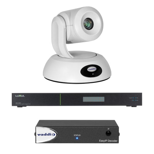 Vaddio EasyIP 20 Base Kit Cam Decoder White Switch