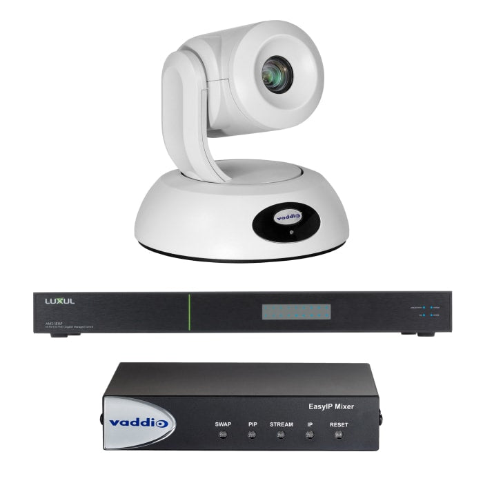 Vaddio EasyIP 20 Mixer Basekit Cam Switch White