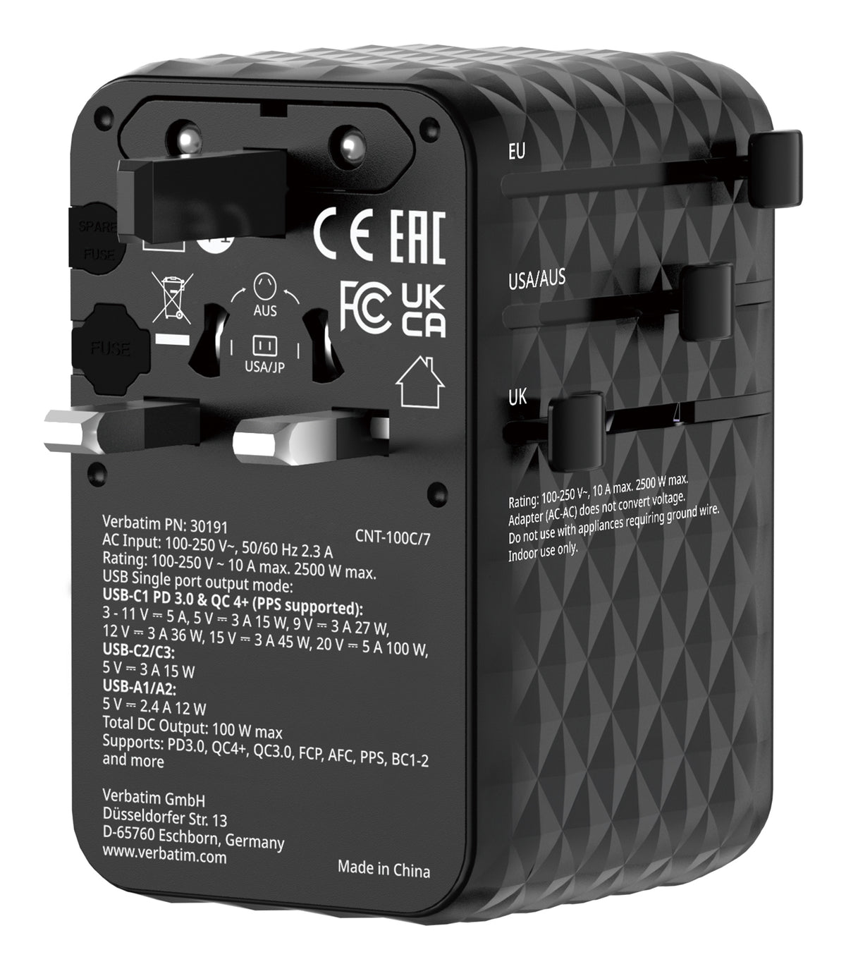 Charge ´n´ Travel 100W Universal Travel