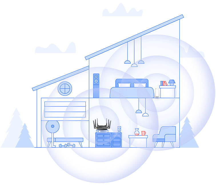 AX1800 Mesh Wi-Fi 6 Range Extender