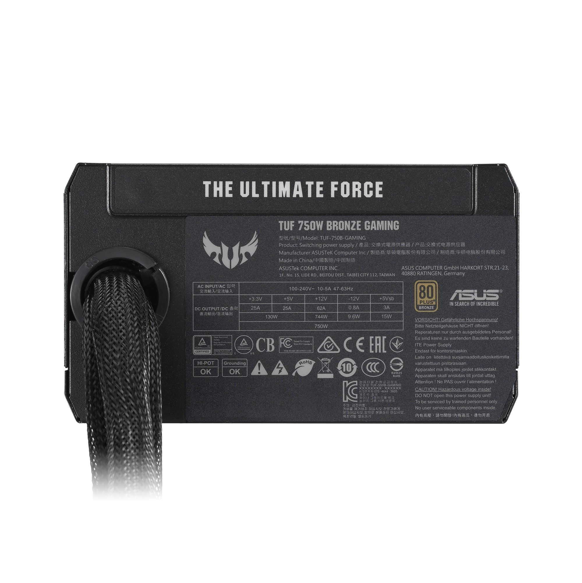 ASUS TUF-GAMING-750B 750W Bronze PSU