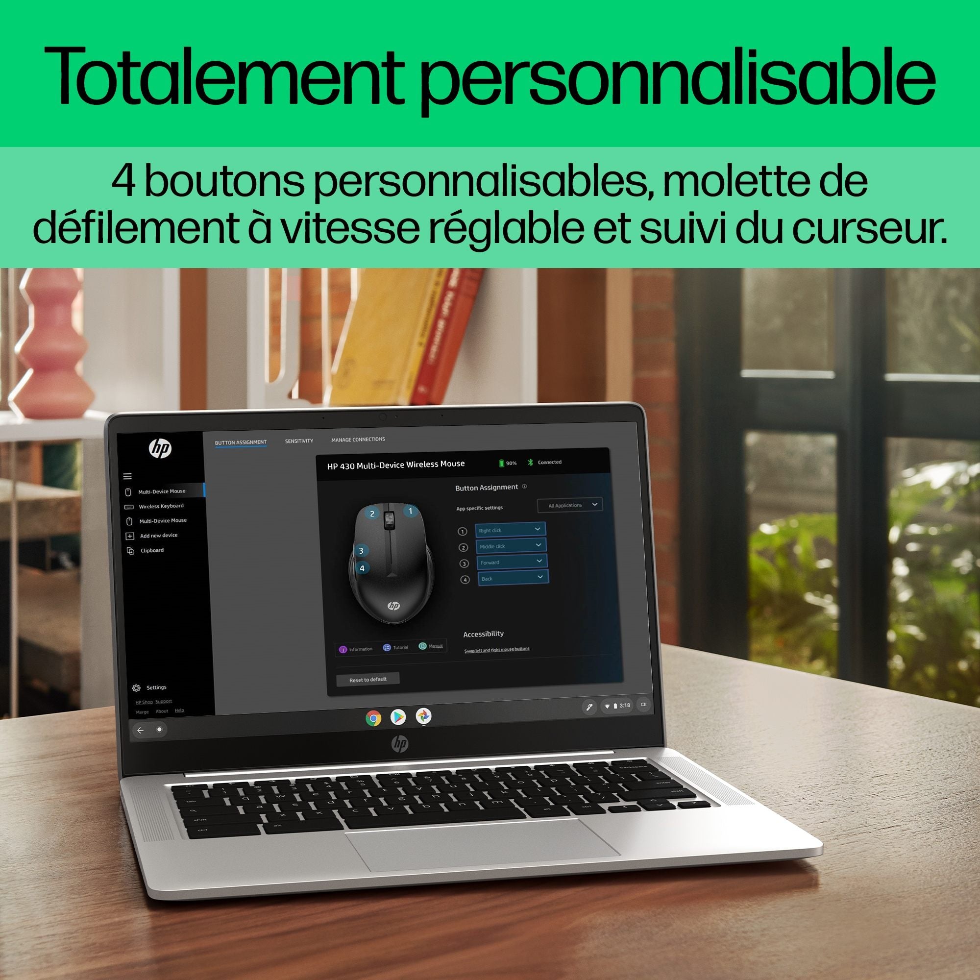 HP 430 MltDvc WRLS Mouse EMEA-INTL EN Lo