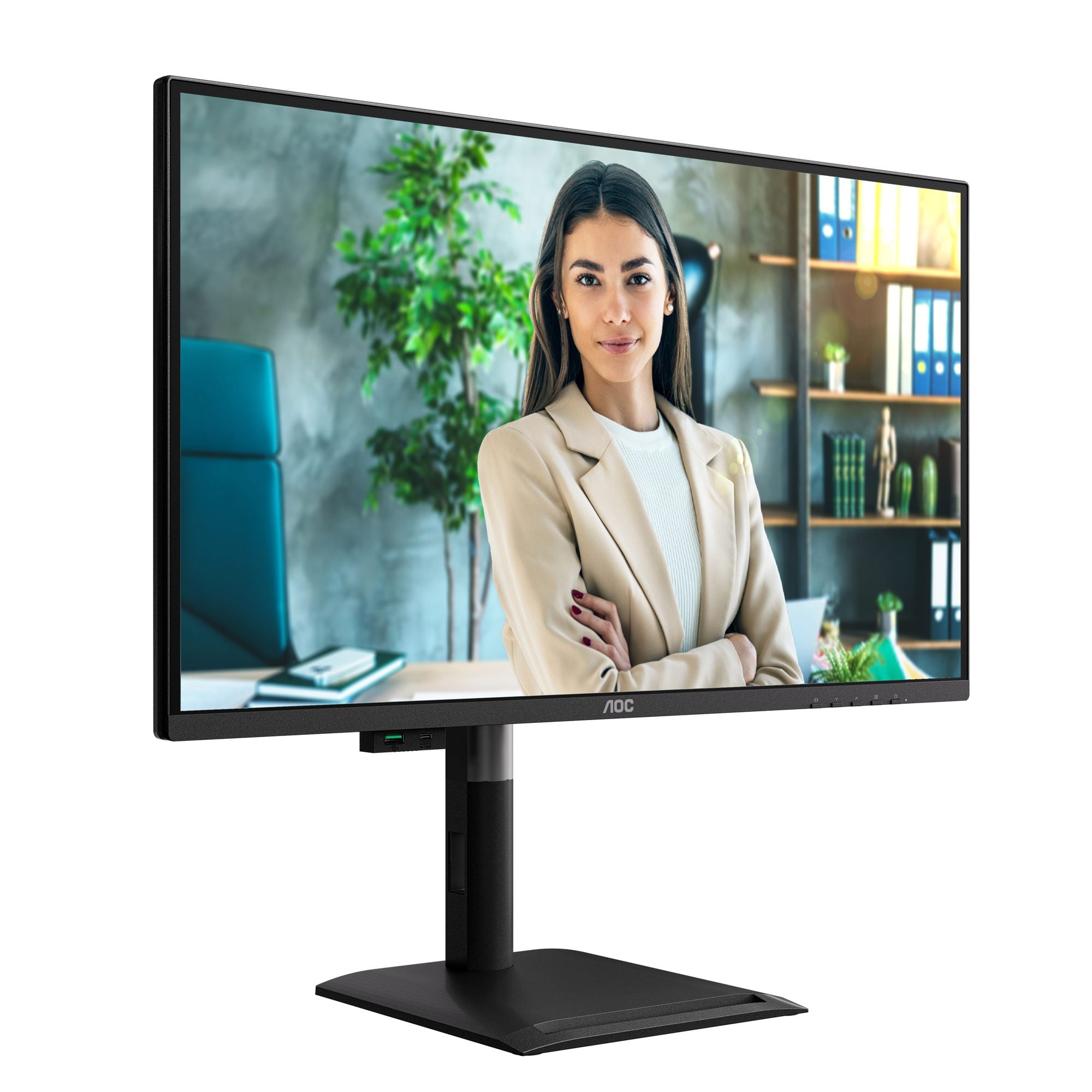 AOC Q27P4CV 27p IPS QHD 120Hz 4ms HDMI 2.0 DP USB C DP Alt Mode PD 96W HAS