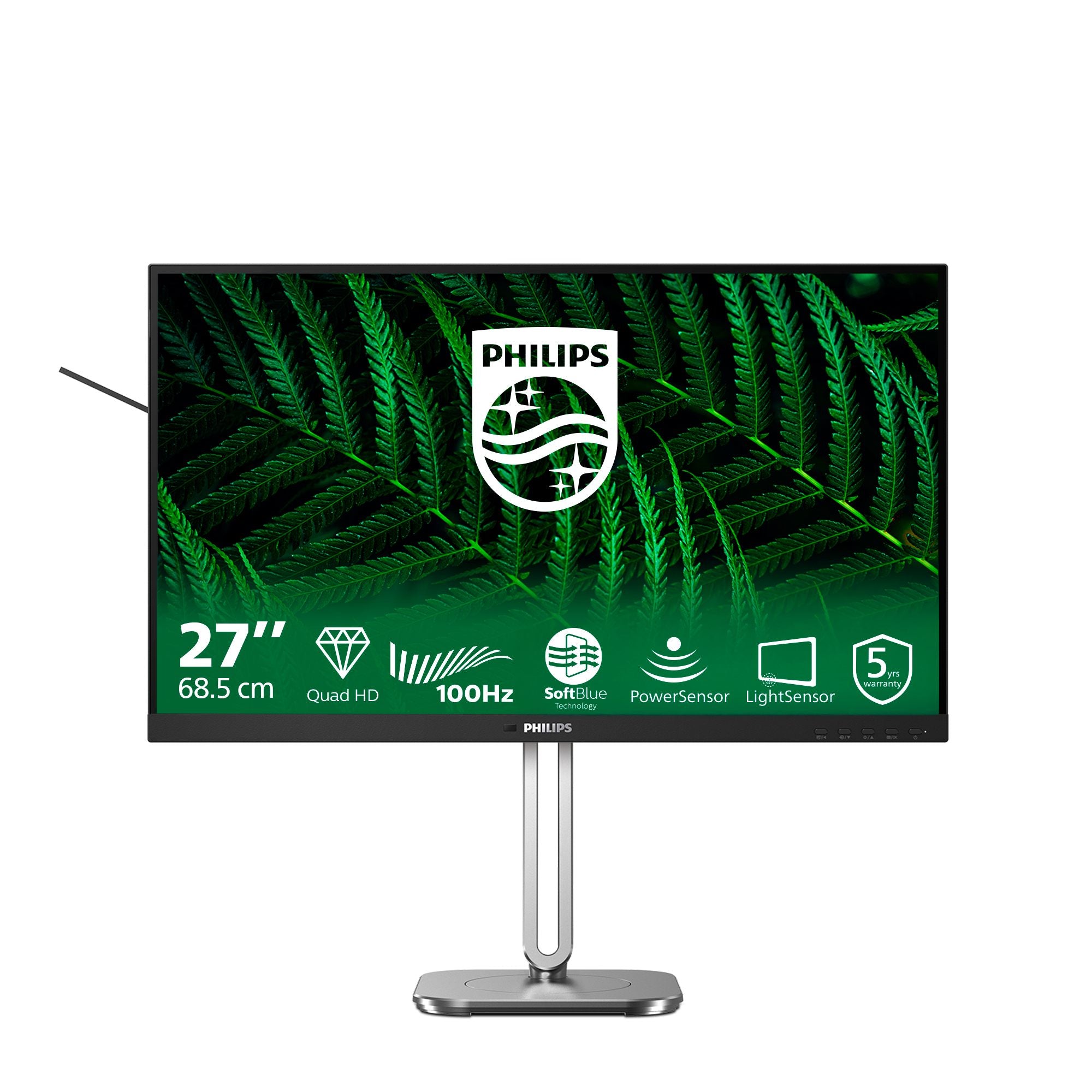 PHILIPS 27B2G5500/00 Ecran 27p QHD LED 16:9 IPS 75Hz 2xHDMI 1.4 DP 1.2