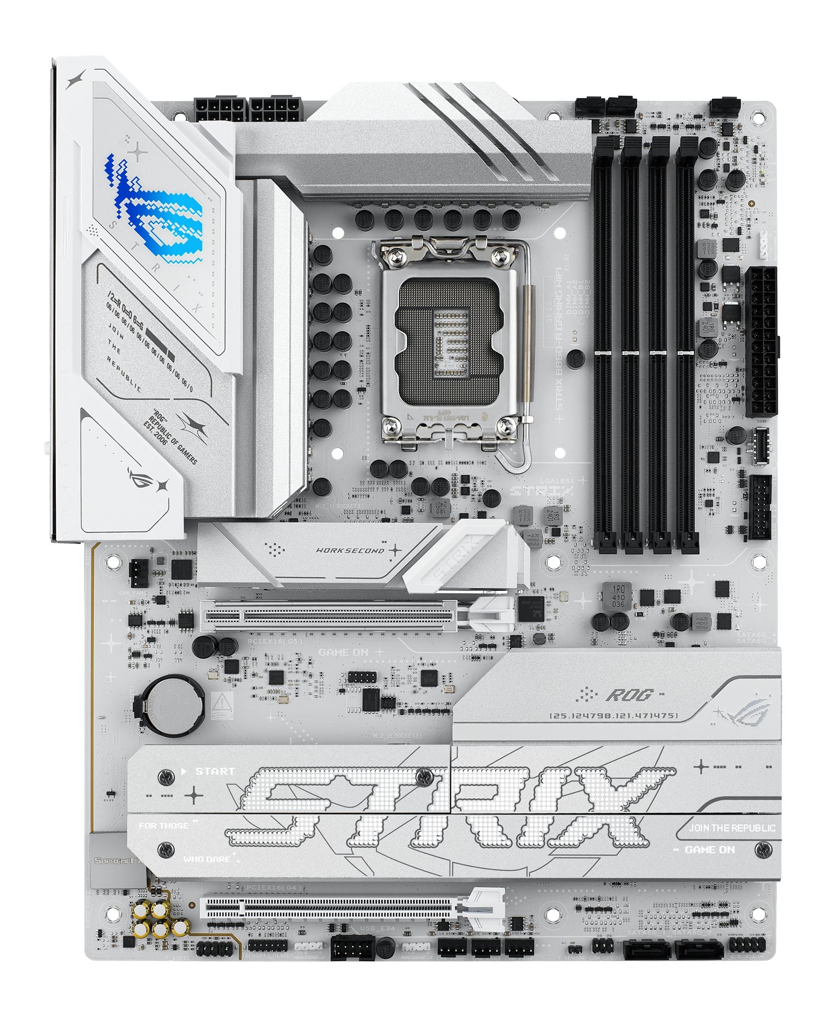 ASUS ROG STRIX B860-A GAMING WIFI LGA1851 DDR5 ATX MB 1xHDMI 1xDP 4xM.2 4xSATA