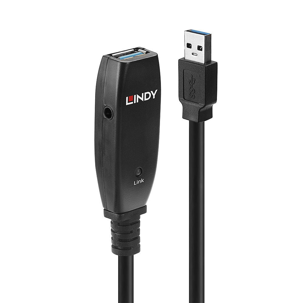 LINDY 15m USB 3.0 Active Extension Slim 15m USB 3.0 Extension of a USB Type A port of your computer