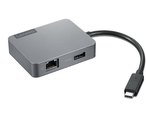 Lenovo 4X91A30366 hub & concentrateur USB 2.0 Type-C Gris
