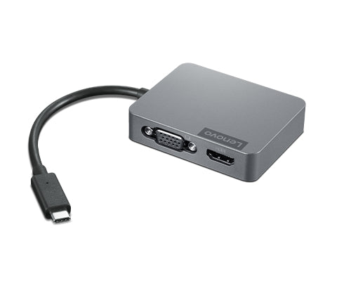 Lenovo 4X91A30366 hub & concentrateur USB 2.0 Type-C Gris