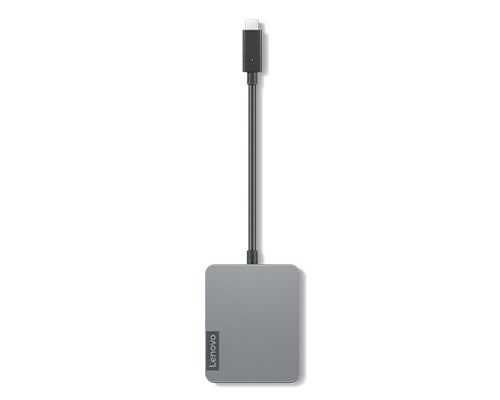 Lenovo 4X91A30366 hub & concentrateur USB 2.0 Type-C Gris