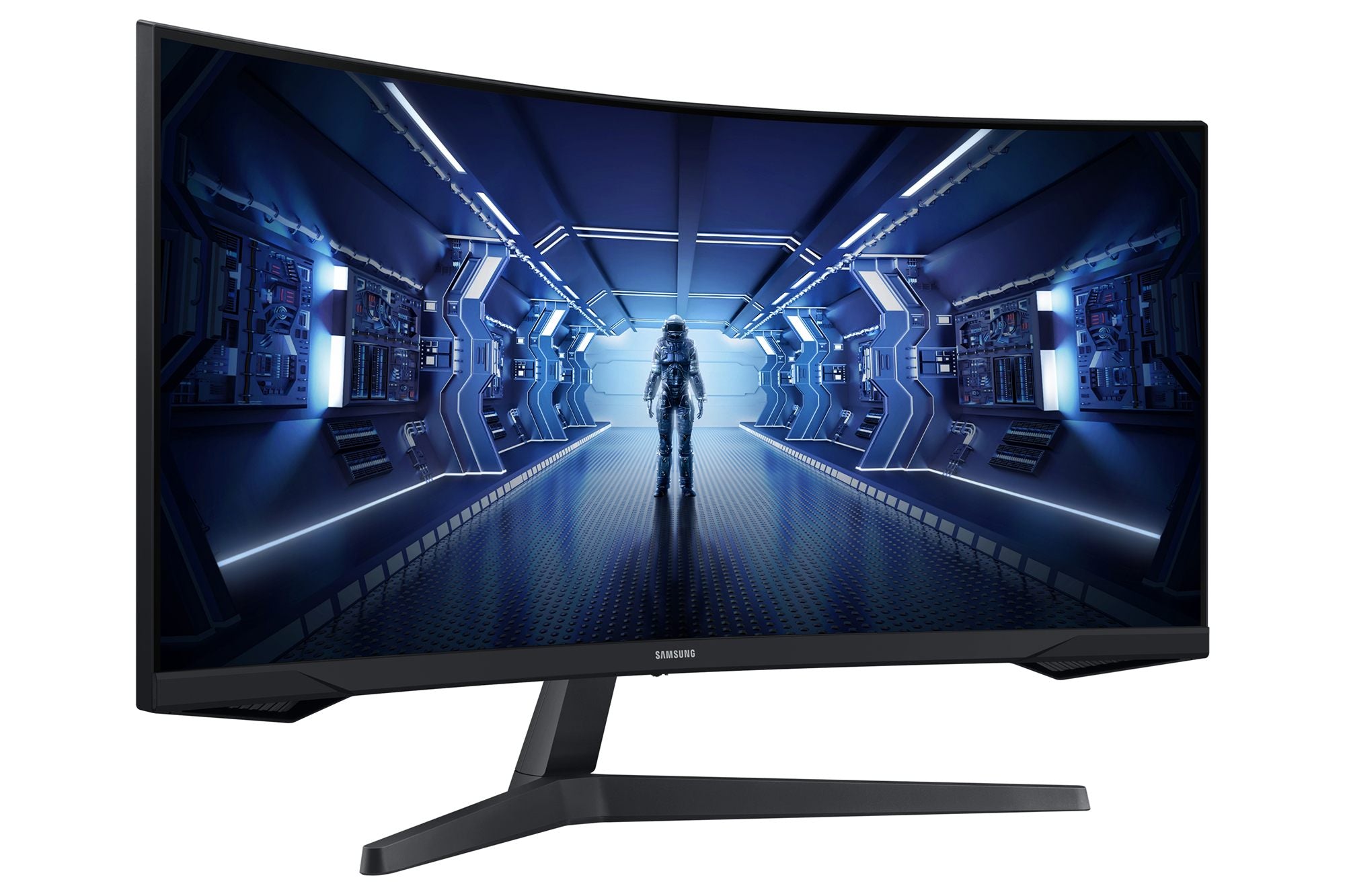 SAMSUNG ODYSSEY G5 - LC34G55T 34p 165Hz - Ecran gaming incurvé - UWQHD 3440x1440 - VA - 1ms - HDR10 - 250cd/m² - 2500 : 1 - HDMI- DP