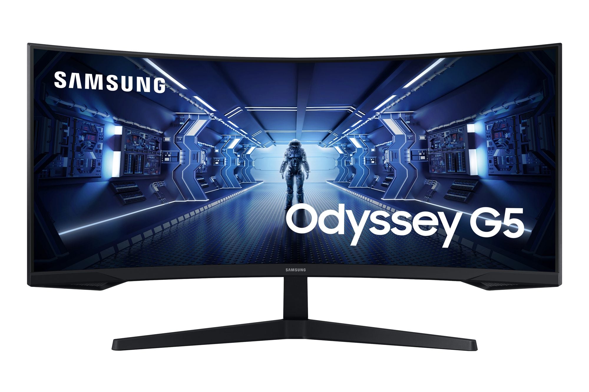 SAMSUNG ODYSSEY G5 - LC34G55T 34p 165Hz - Ecran gaming incurvé - UWQHD 3440x1440 - VA - 1ms - HDR10 - 250cd/m² - 2500 : 1 - HDMI- DP