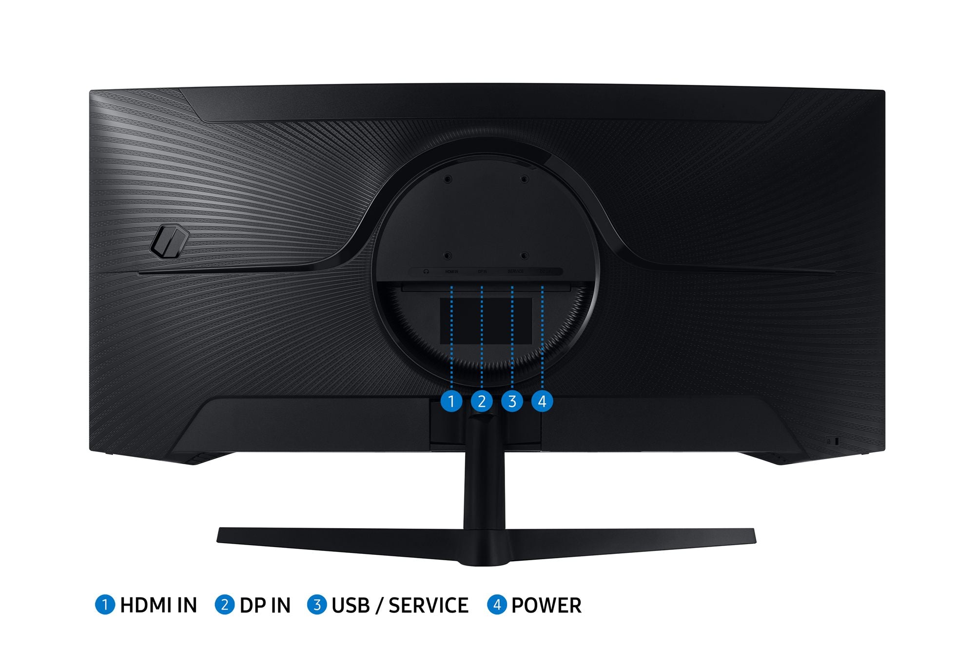 SAMSUNG ODYSSEY G5 - LC34G55T 34p 165Hz - Ecran gaming incurvé - UWQHD 3440x1440 - VA - 1ms - HDR10 - 250cd/m² - 2500 : 1 - HDMI- DP