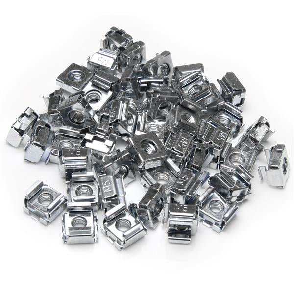 50 Pkg M5 Cage Nuts for Server Rack
