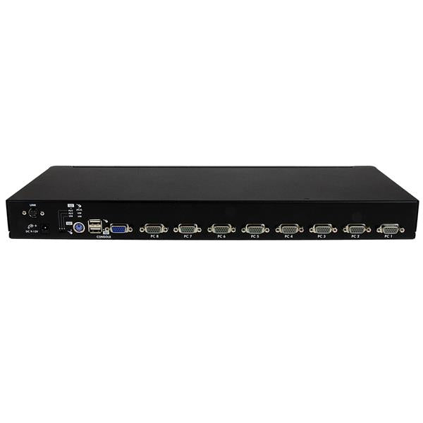 8 Port 1U Rackmount USB PS/2 KVM Switch