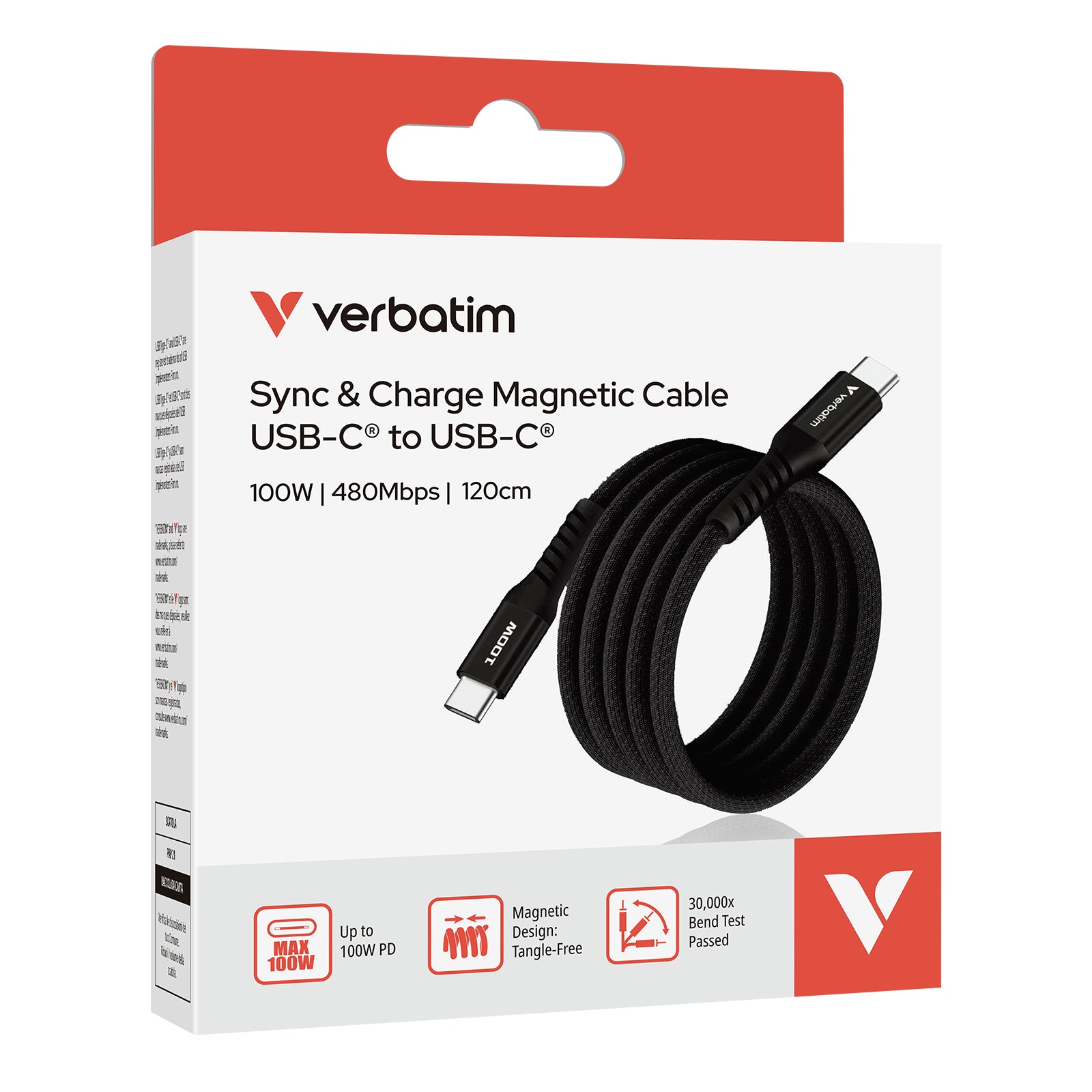 Sync & Charge Cable USB-C to USB-C 100W