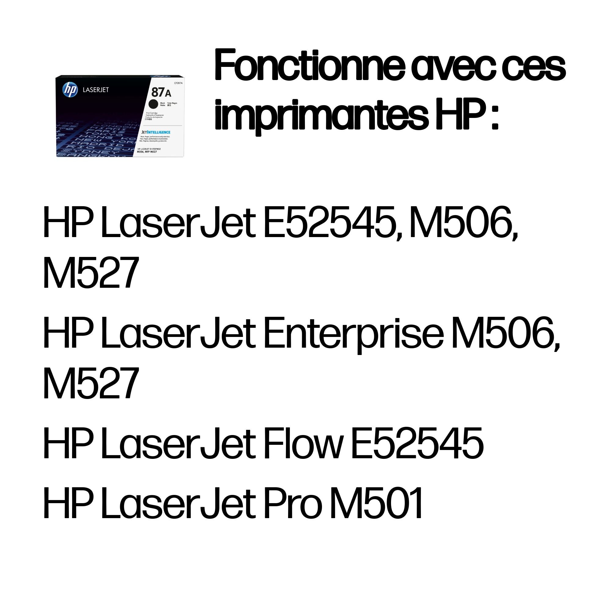 HP 87A original Toner cartridge CF287A black