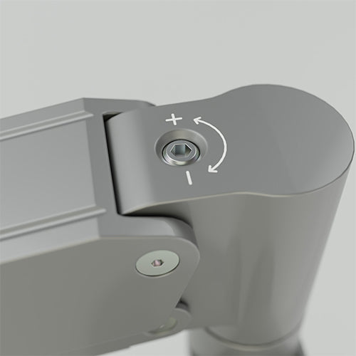 Chief Dynamic Monitor Arm 1 Monitor, Silver Color