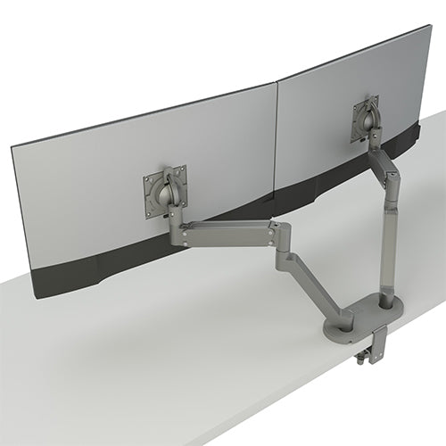 Chief Dynamic Monitor Arm 2 Monitor, Silver Color