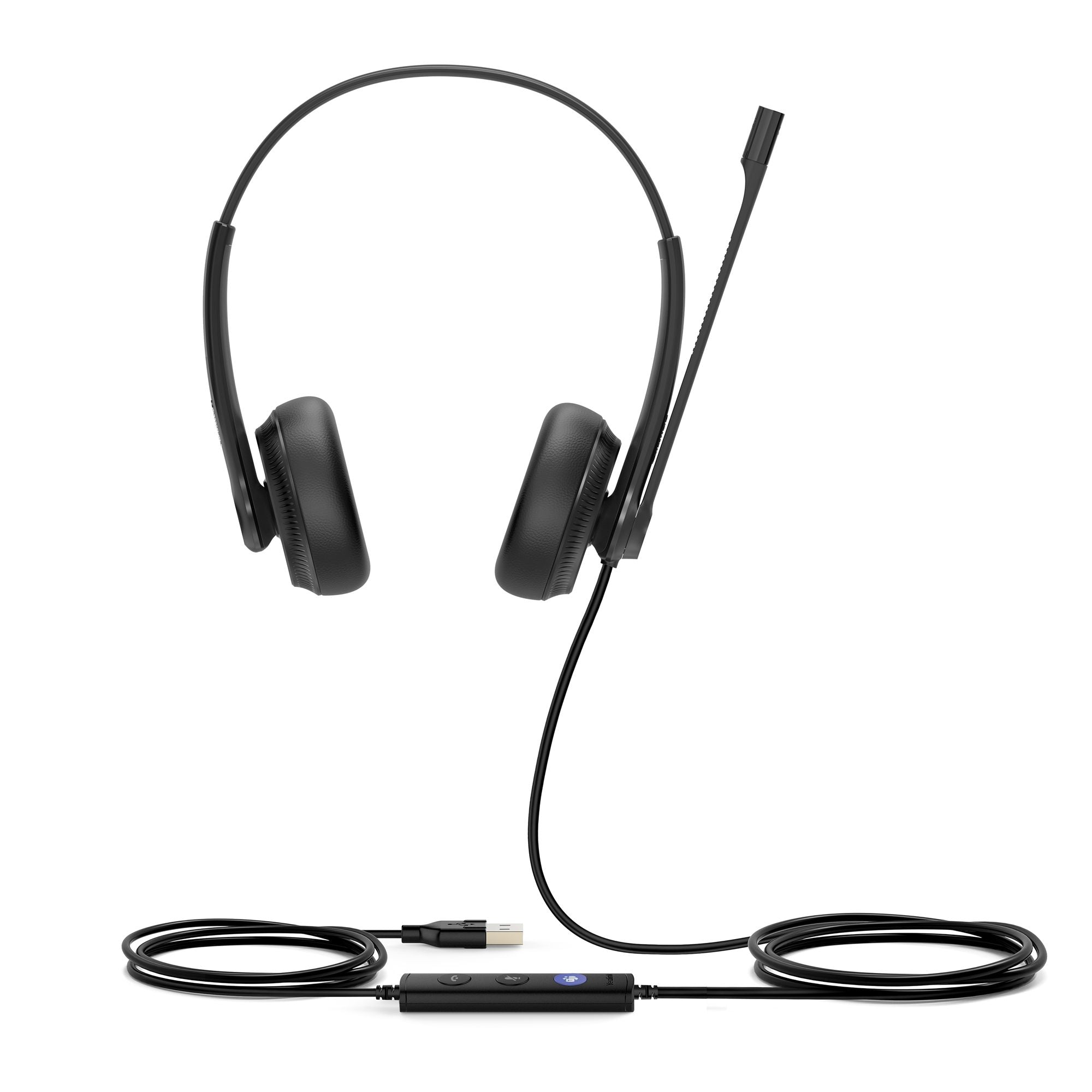 Yealink UH34 Dual Teams Avec fil Arceau Bureau/Centre d'appels USB Type-A Noir