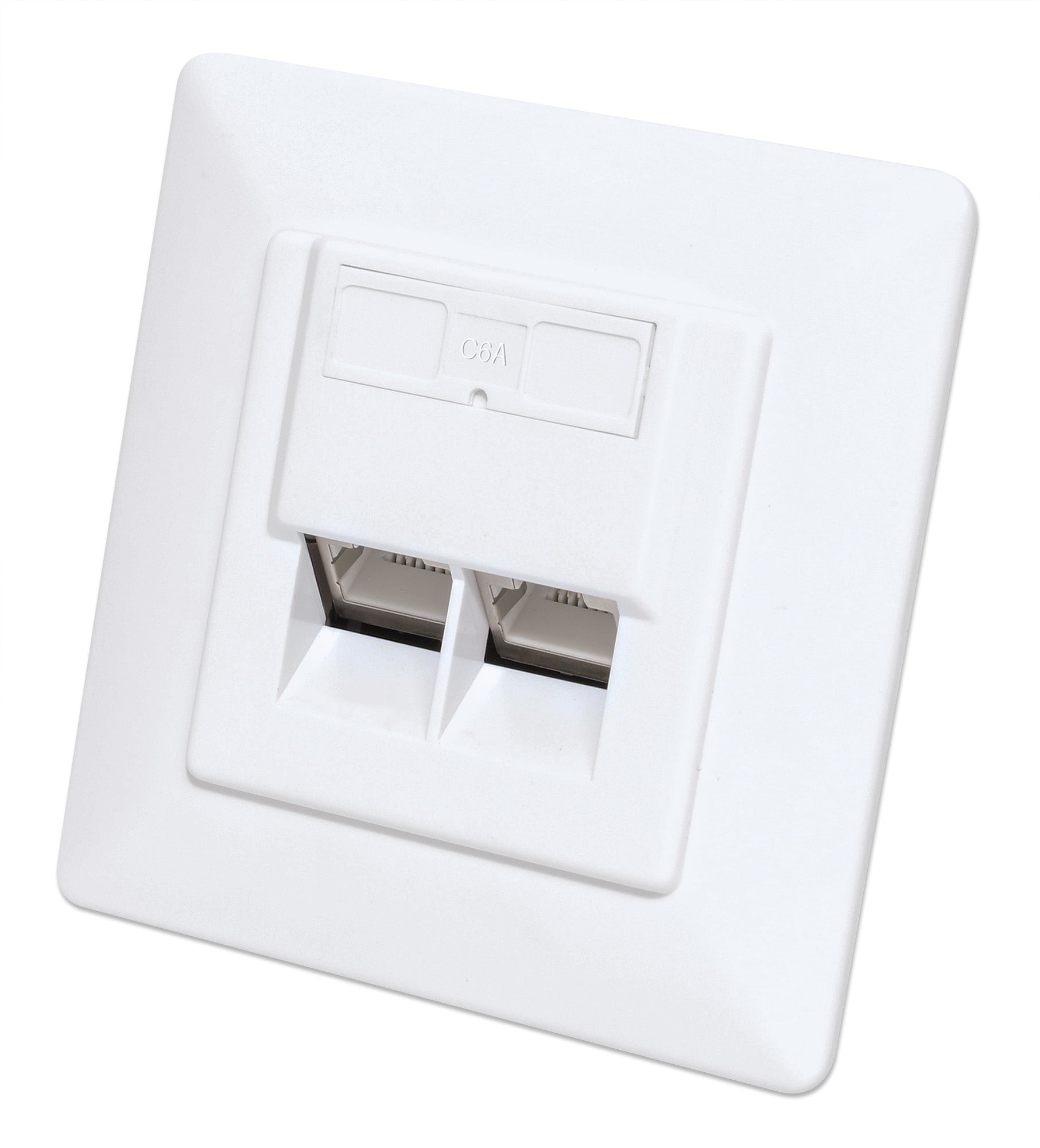 Intellinet 771917 prise de courant 2 x RJ-45 Blanc