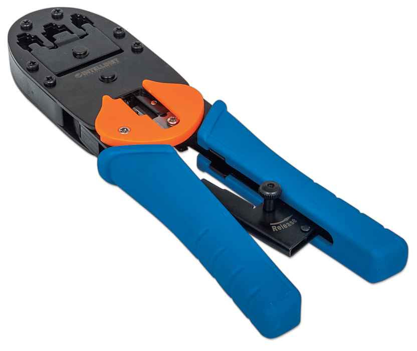 Intellinet 211048 Pince a sertir Noir, Bleu, Orange