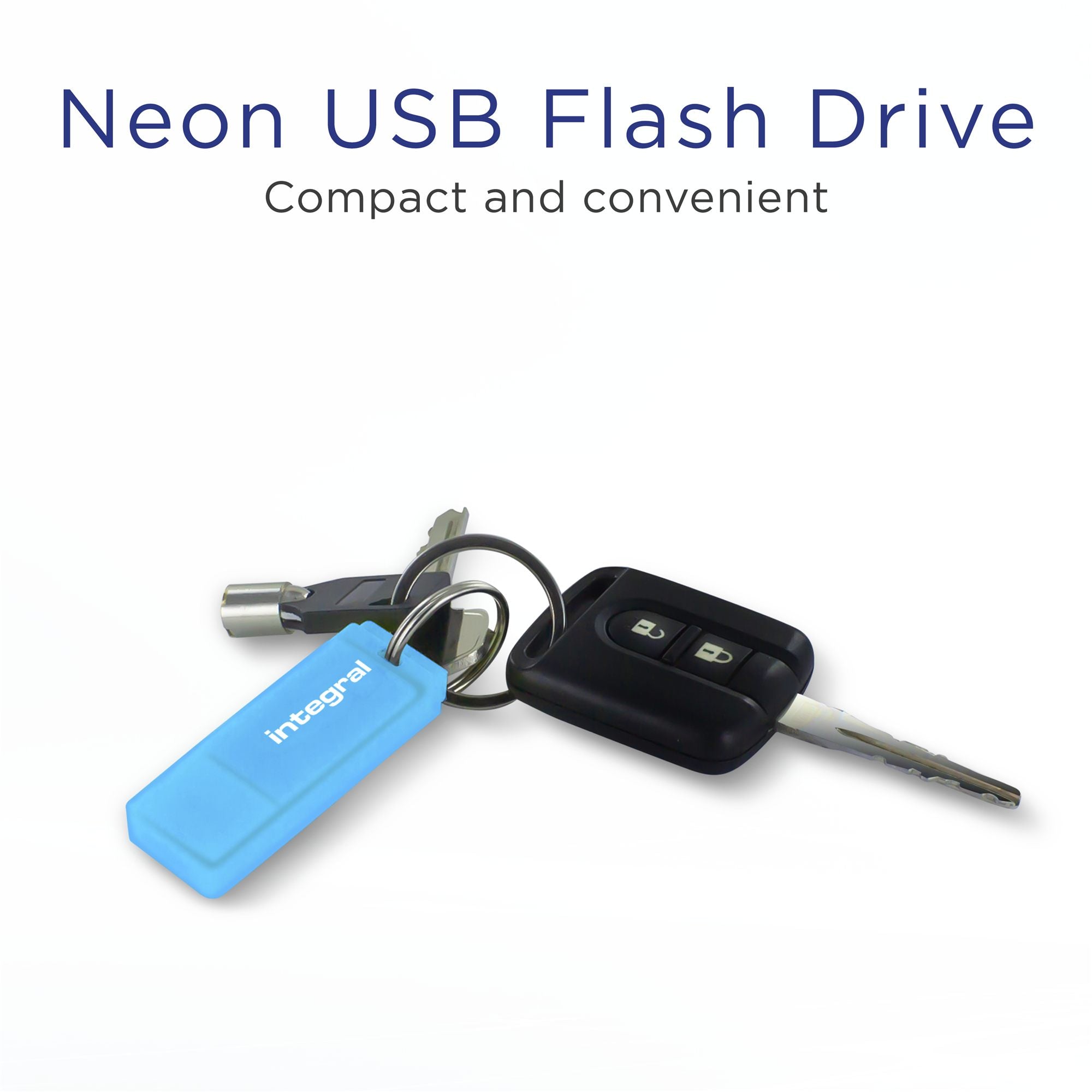 CLE USB NEON Bleue 128GB