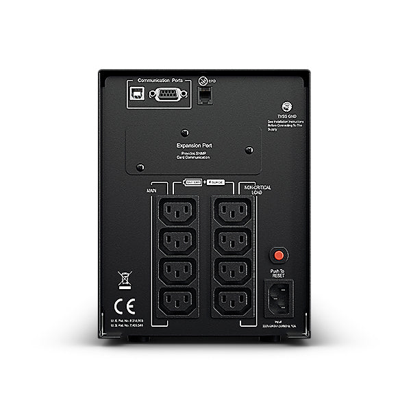 CyberPower PR1500ELCD alimentation d'énergie non interruptible 1,5 kVA 1350 W 8 sortie(s) CA