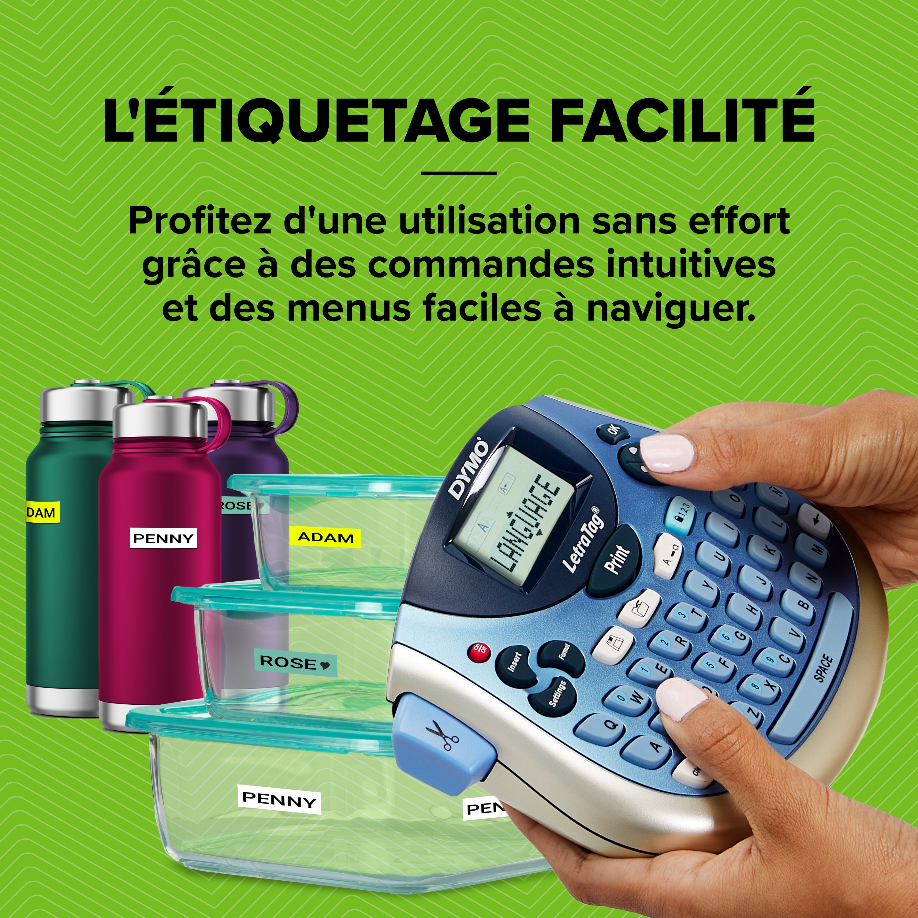 DYMO Etiqueteuse Letratag LT-100T portable