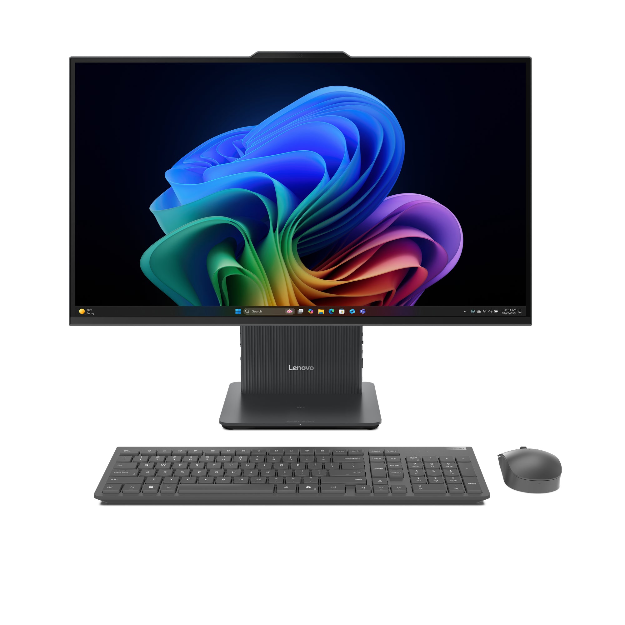 Lenovo IdeaCentre AIO 27ILL11 Intel Core Ultra 7 256V 68,6 cm (27") 1920 x 1080 pixels PC All-in-One 16 Go LPDDR5x-SDRAM 512 Go SSD Windows 11 Home Wi-Fi 6 (802.11ax) Gris