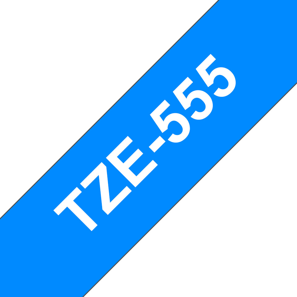 Tape/24mm white on blue f P-Touch