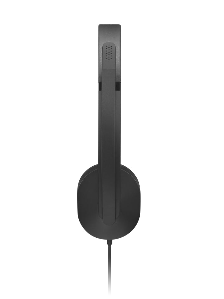 LENOVO 5000 Headset on-ear wired USB-C black Certified for Microsoft Teams