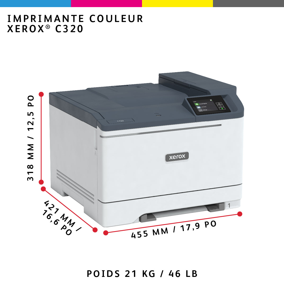 Xerox C320 A4 33ppm Wireless Duplex Prin