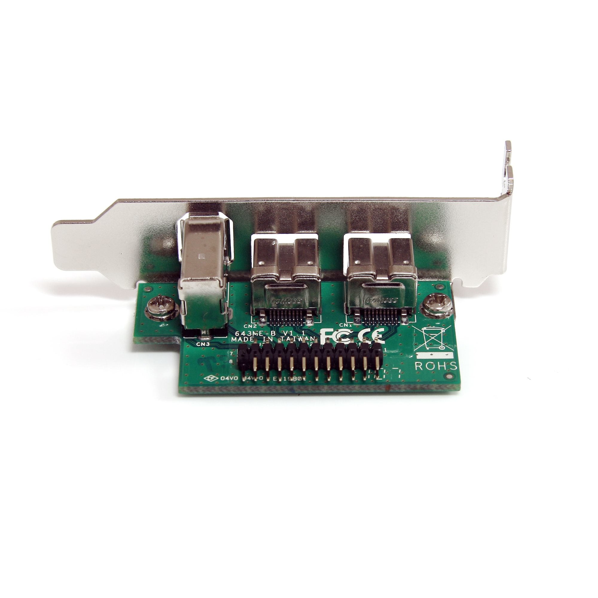 3 Port 2b 1a Mini PCIe FireWire Card