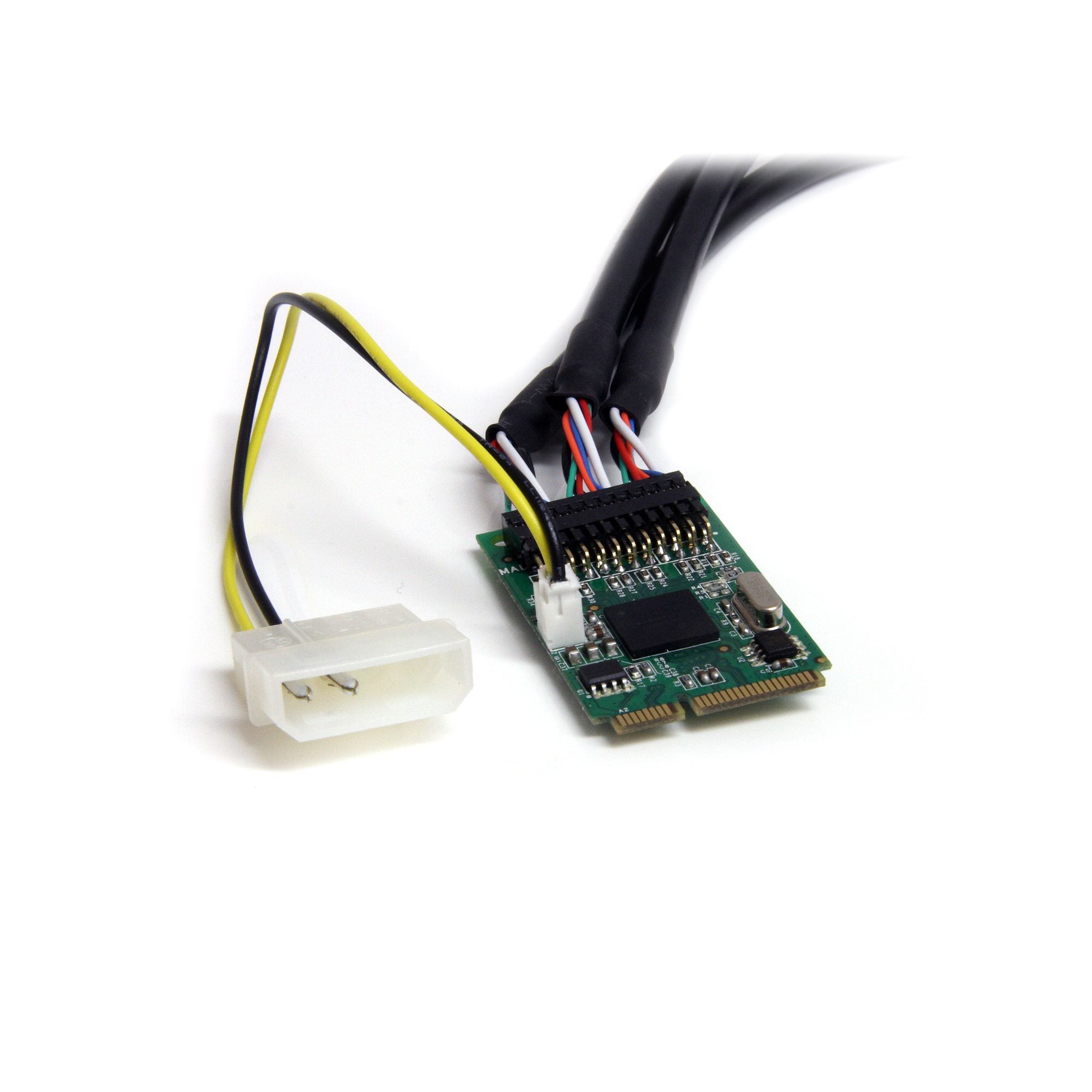 3 Port 2b 1a Mini PCIe FireWire Card