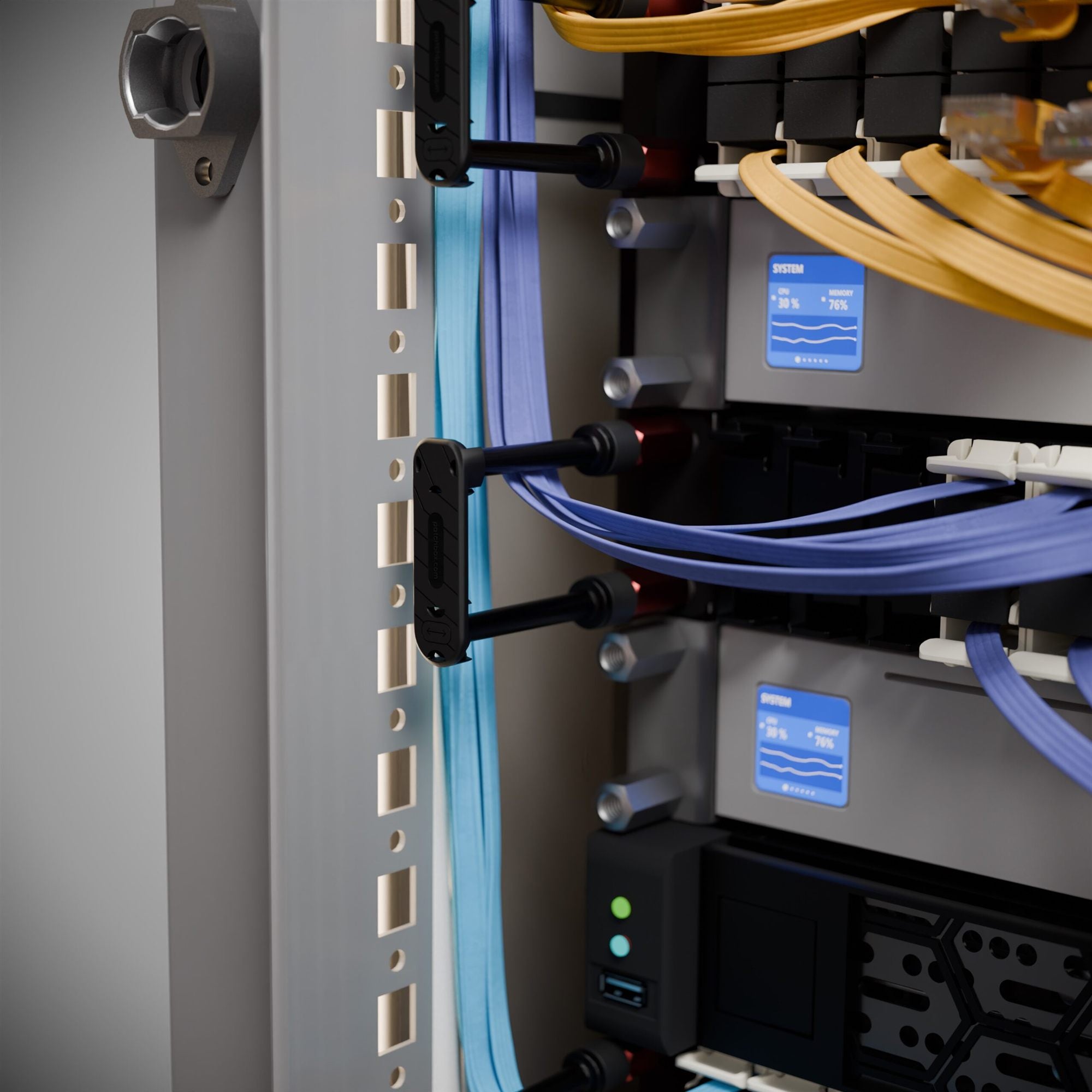 PATCHBOX ONE ANNEAU PASSE-CABLE PATCHCATCH LOT DE 24