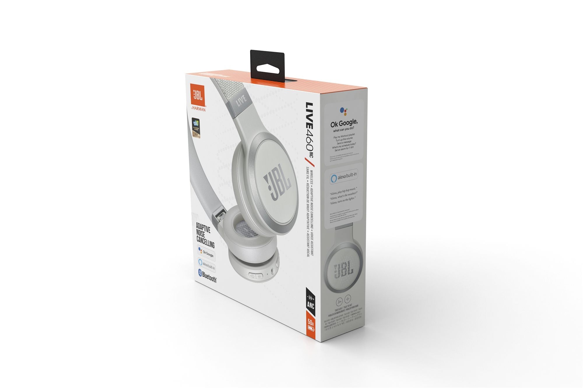 JBL Live460btnc Blanc