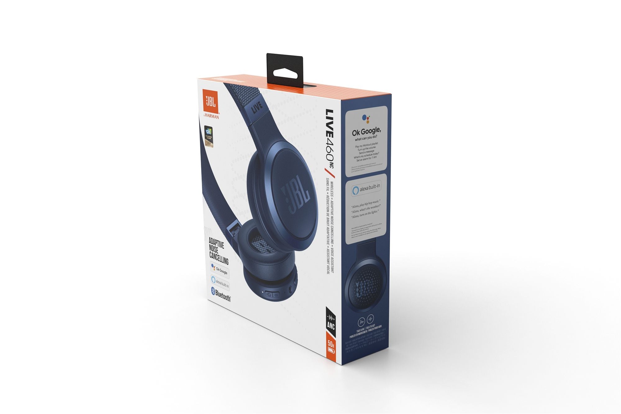 JBL Live460btnc Bleu
