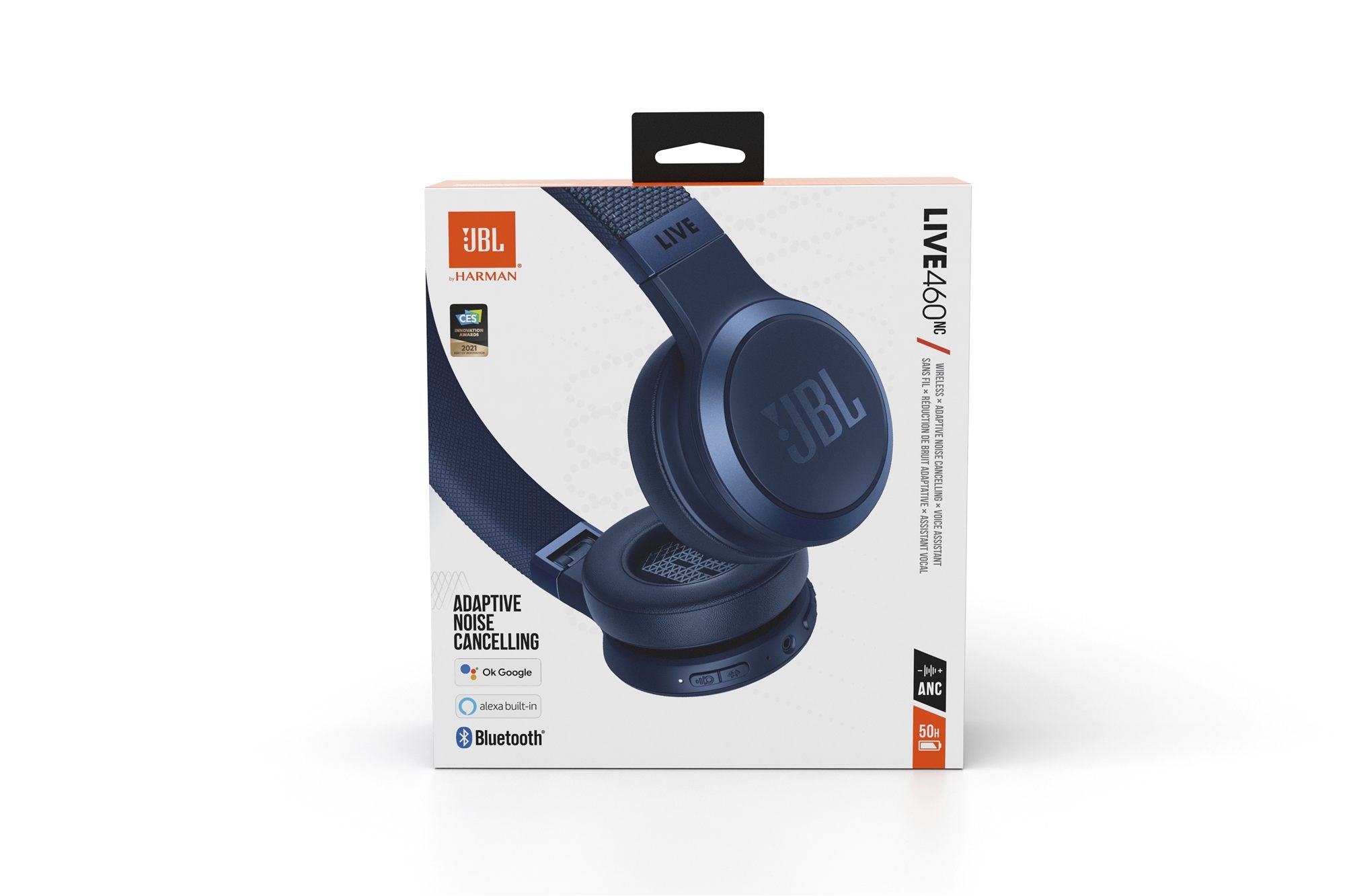 JBL Live460btnc Bleu
