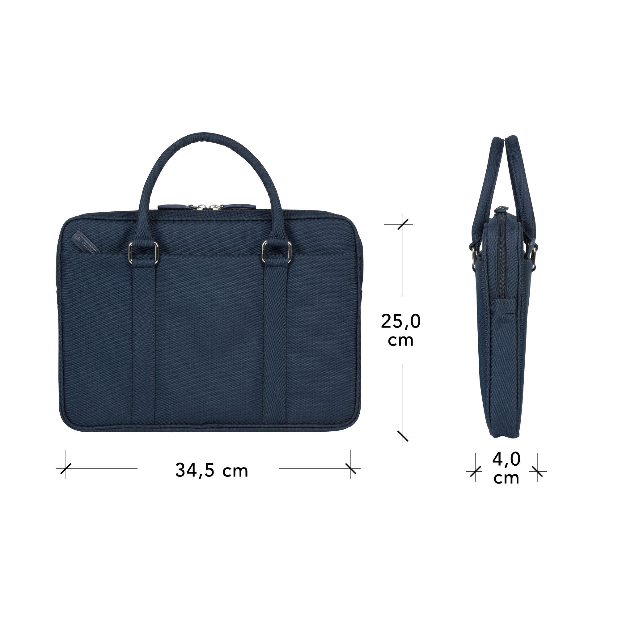 Stelvio 14 Slim Laptop Bag Recycled Blue