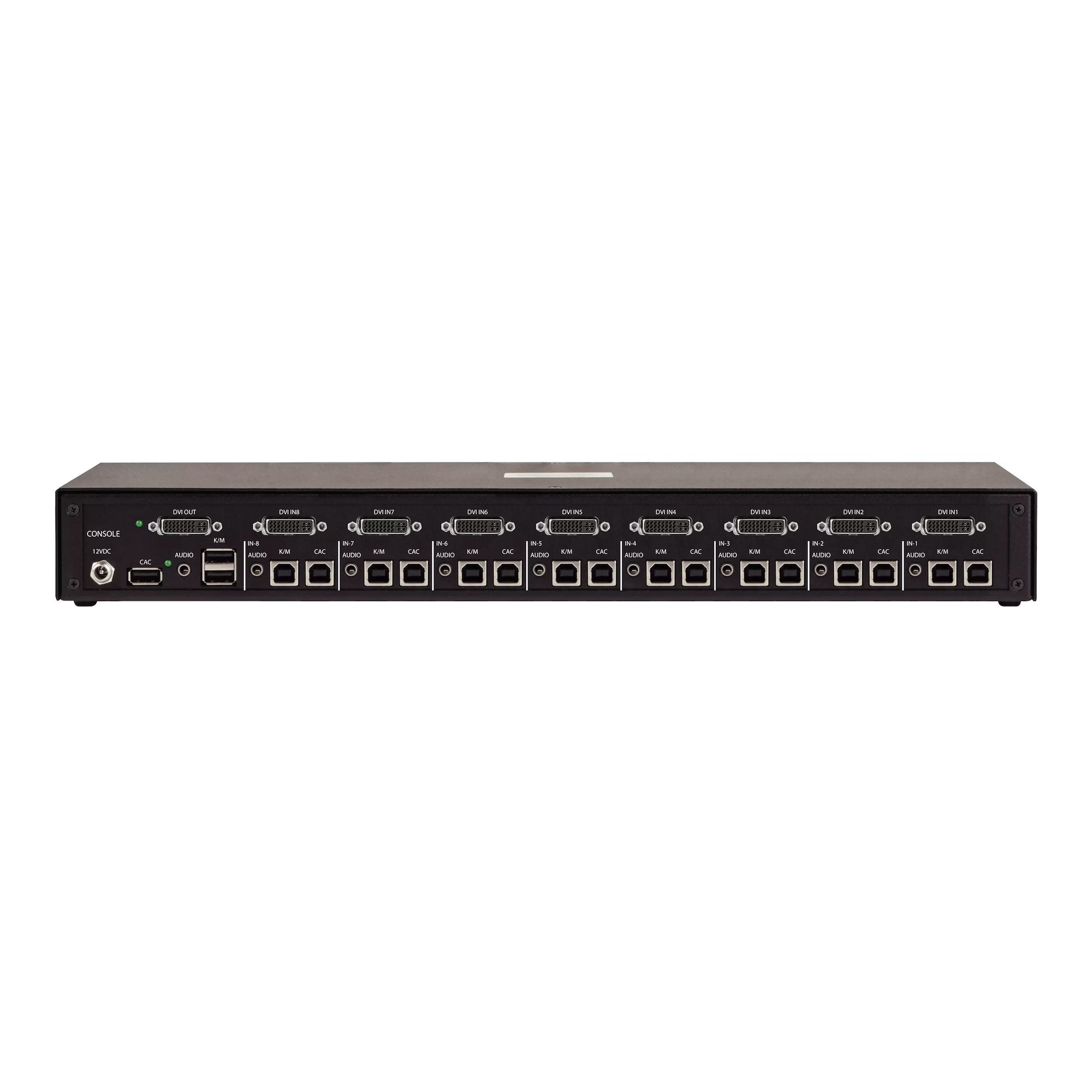 Secure 8-Port DVI KVM Switch NIAP TAA