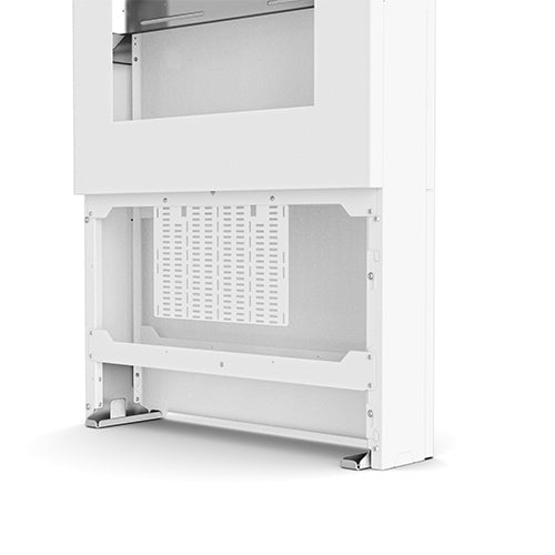 Chief 40in Postrait, Impact series Bolt Down Kiosk, WHITE