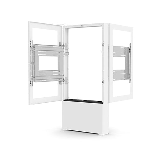Chief 40in B2B Postrait, Impact series Bolt Down Kiosk, WHITE