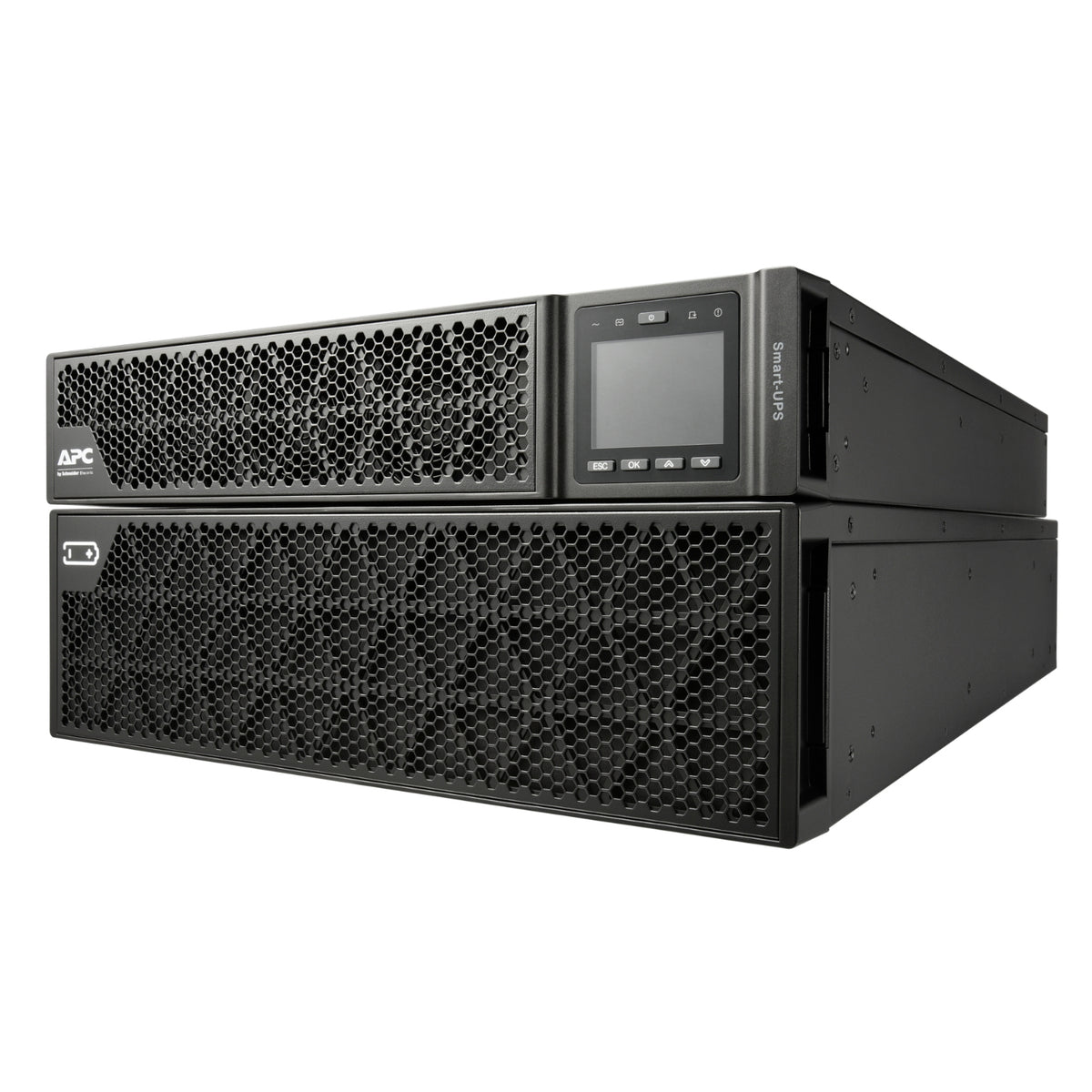 APC Smart-UPS On-Line 10kVA 10kW Tower 230V 2x IEC C13+1x IEC C19+Hard wire 3-wire H+N+E outlets Network Card wo rail kit