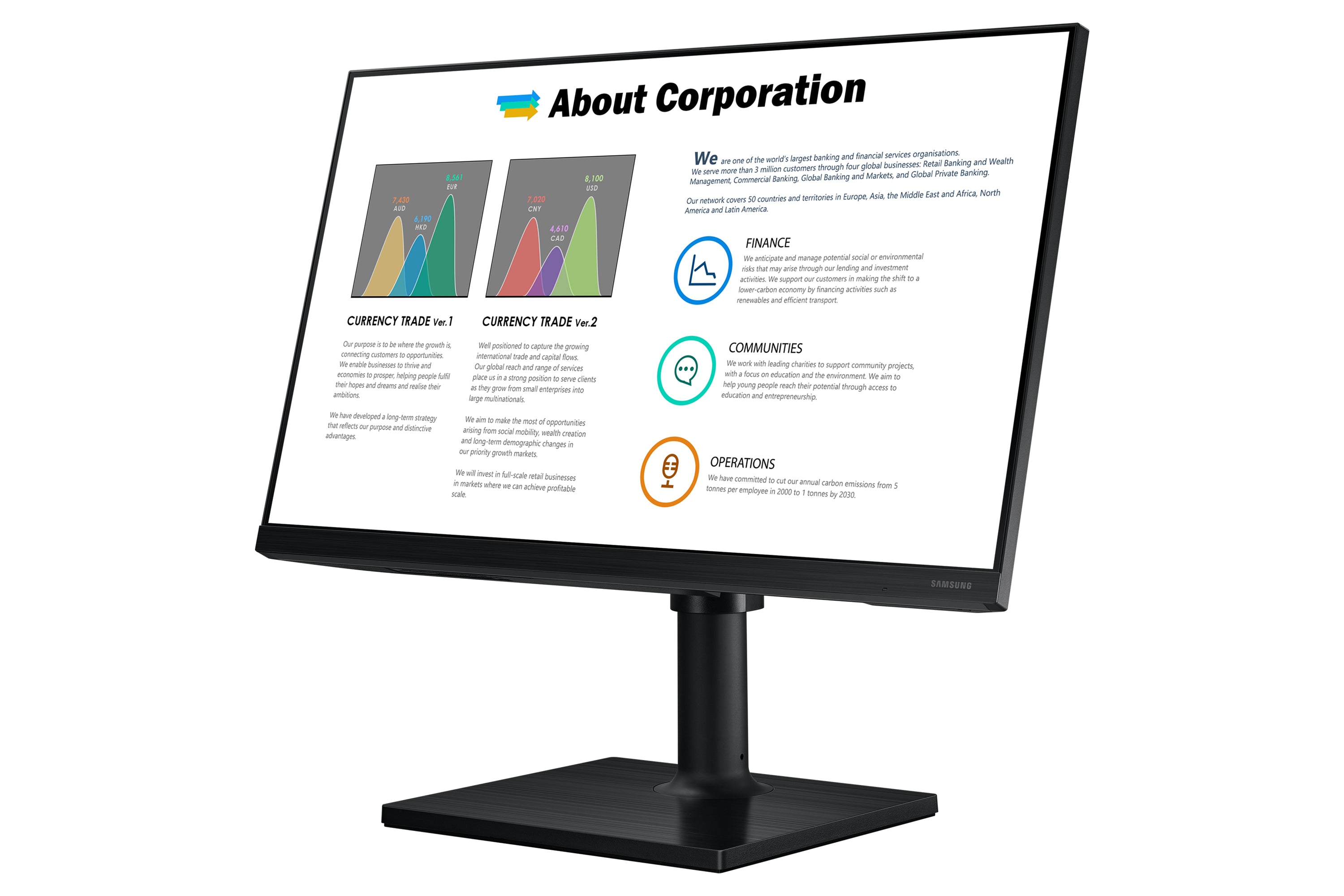 LF24T450FQRXEN24"LED IPS FHD DP HDMI USB