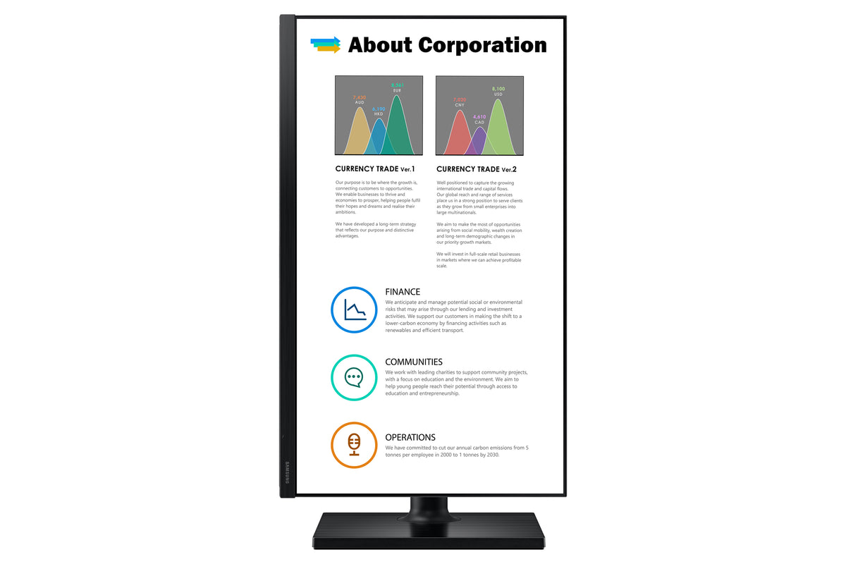 "Samsung LF27T450FZU 68,6 cm (27"") 1920 x 1080 pixels Full HD LED Noir"