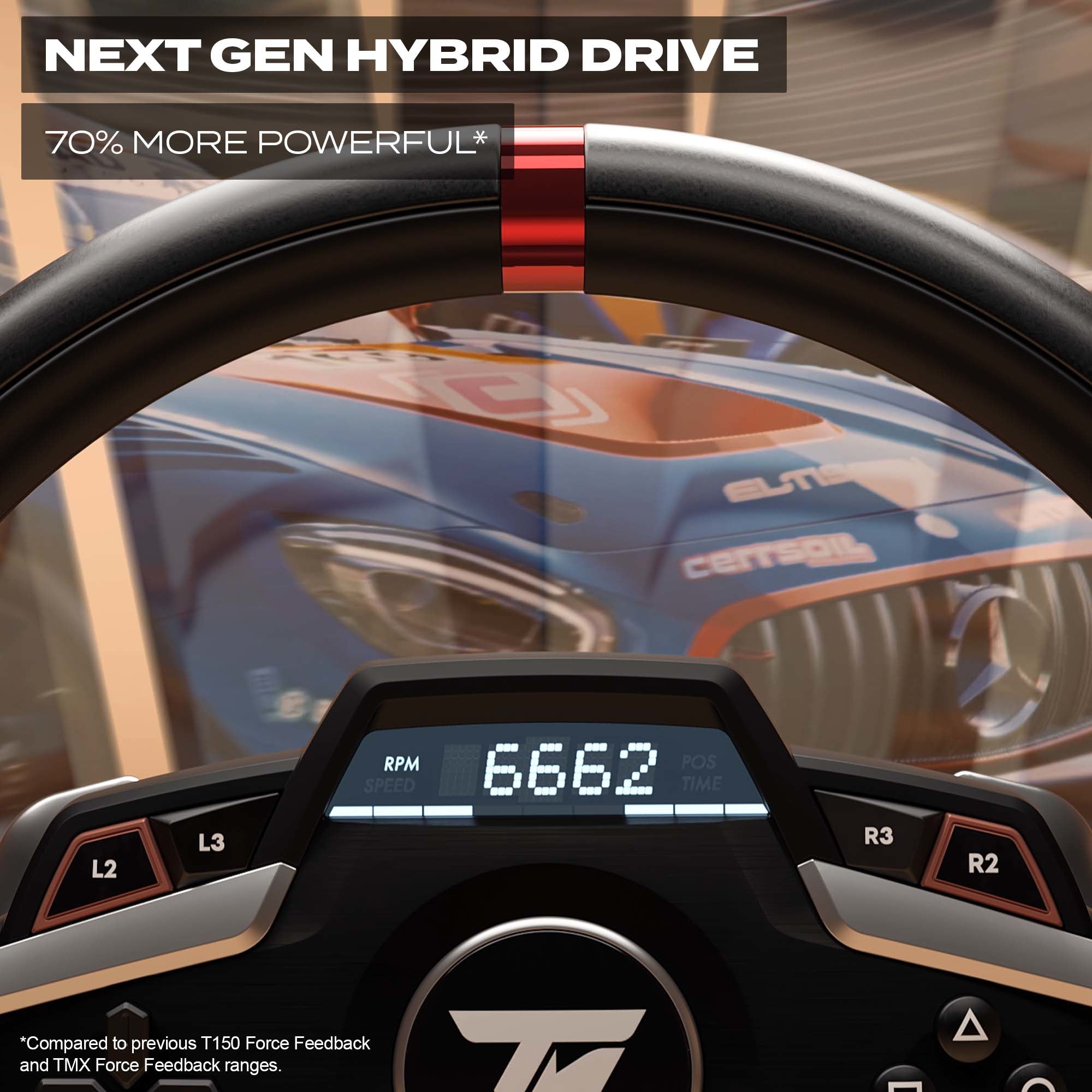 THRUSTMASTER T248 PS Licence off.PS5 Force Feedback Ecran LCD 25 bts Pedalier ma