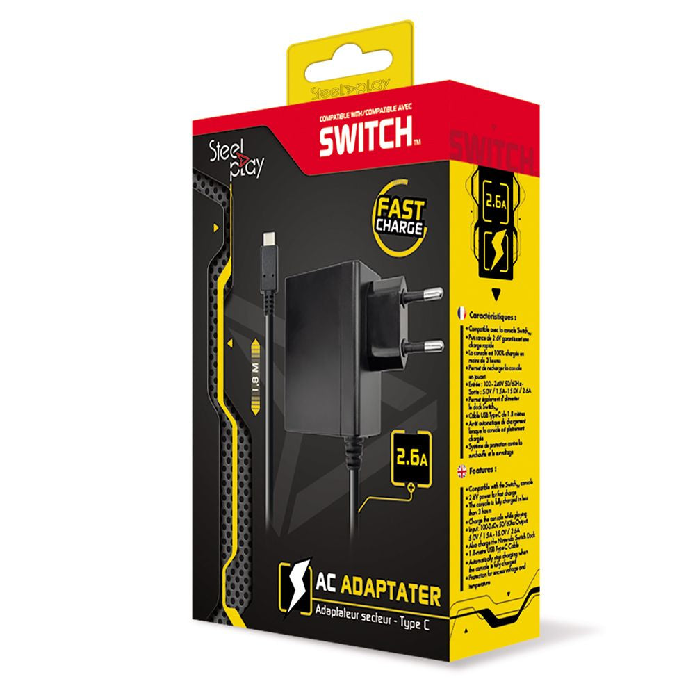 LEXIP X STEELPLAY Adapteur Secteur SWITCH
