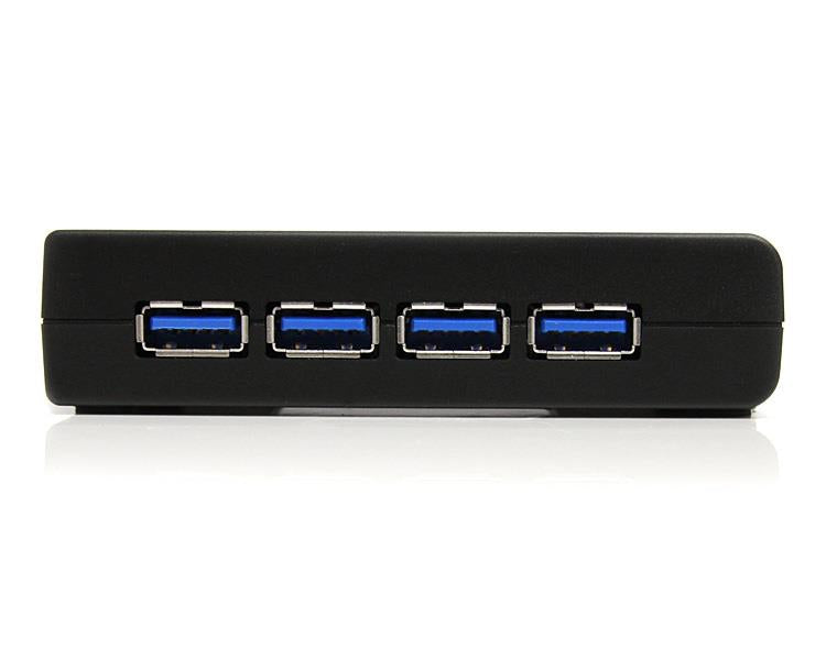 4 Port Black SuperSpeed USB 3.0 Hub