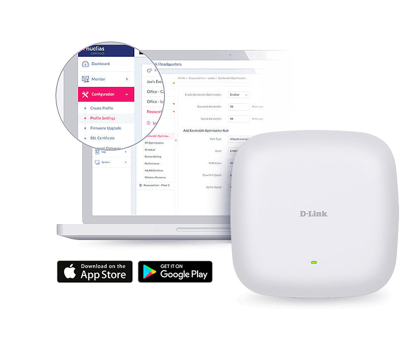 D-LINK AX1800 Wi-Fi 6 Dual-Band PoE Access Point